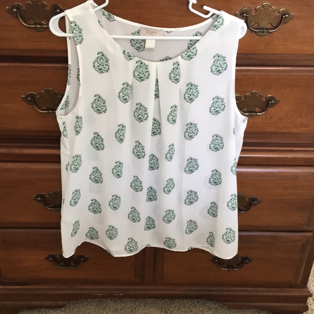 Loft printed blouse